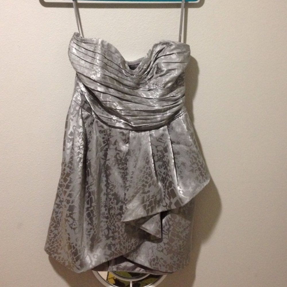 Silver H&M cocktail dress